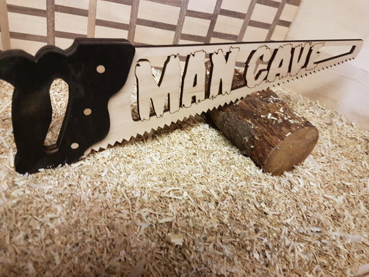 Decorative Wood Saw Sign