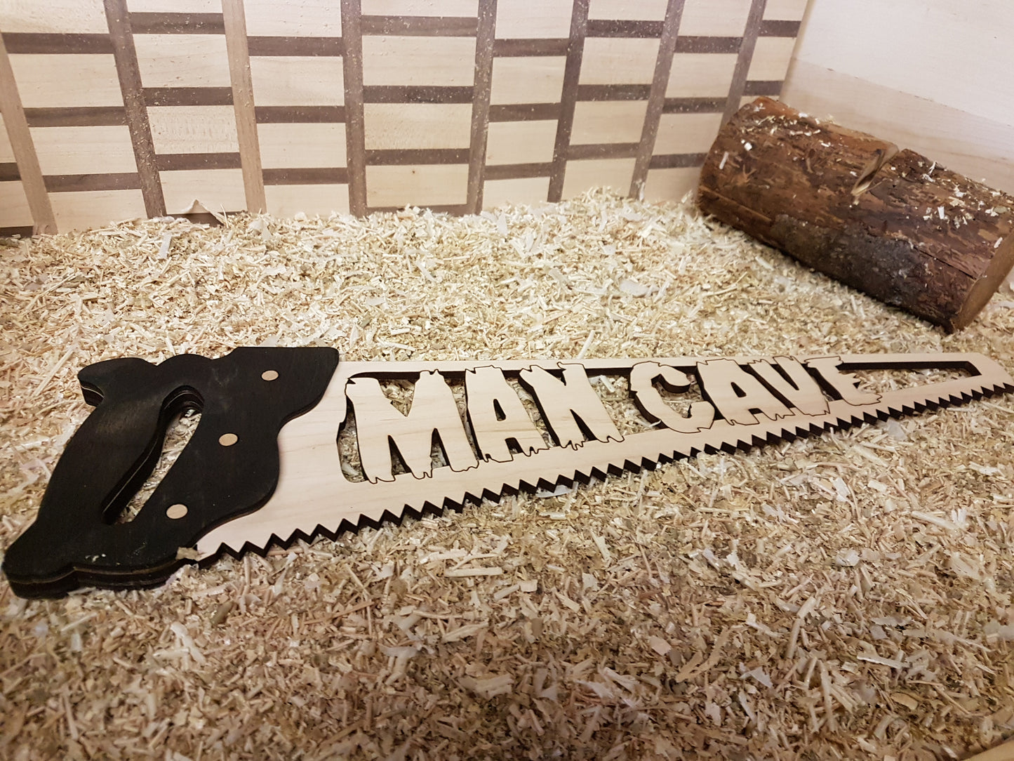 Decorative Wood Saw Sign