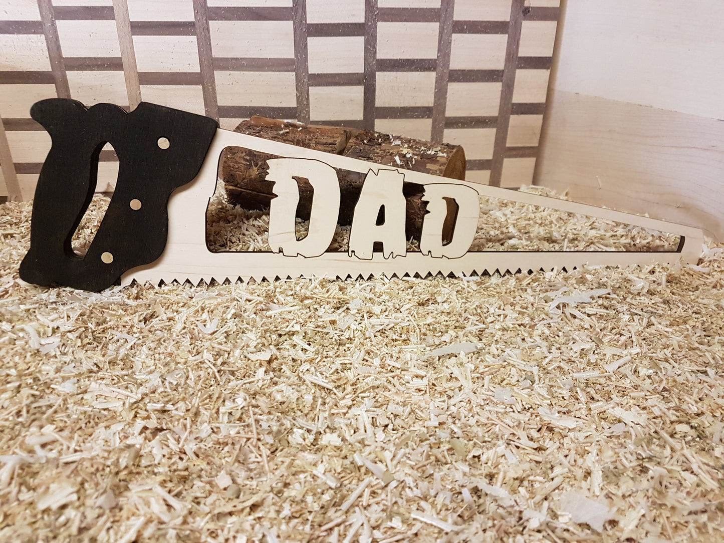 Decorative Wood Saw Sign