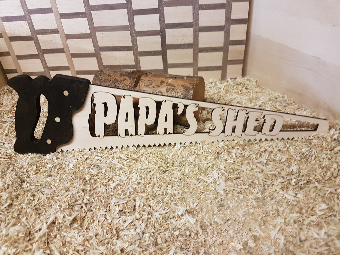Decorative Wood Saw Sign