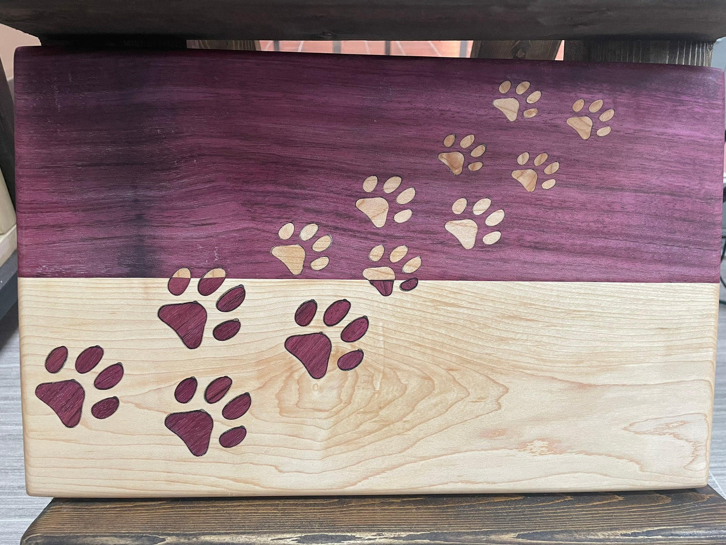 Paws Inlay - Charcuterie Board