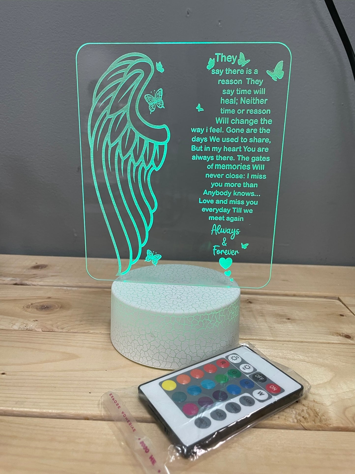 Memorial Plaque Night Light