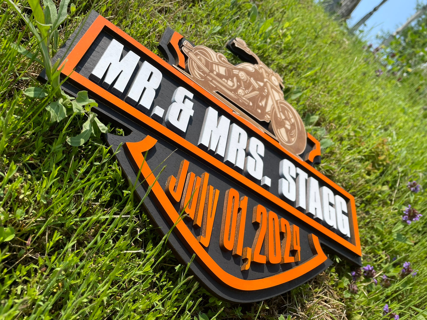 Wall sign - Harley logo Style