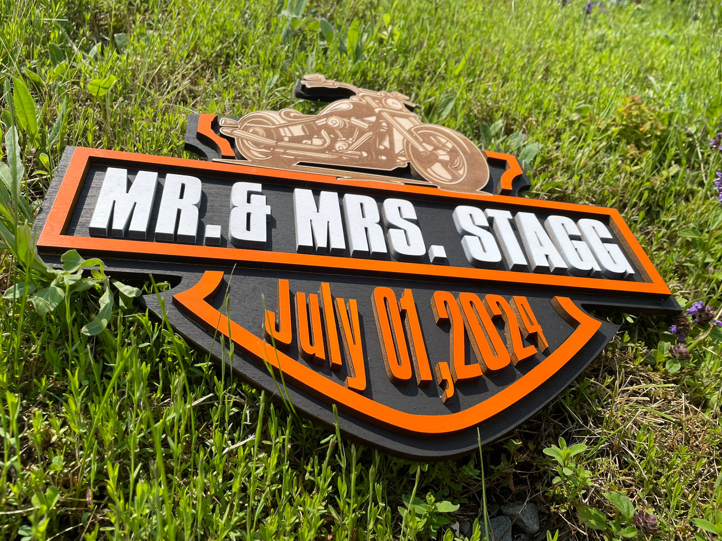 Wall sign - Harley logo Style