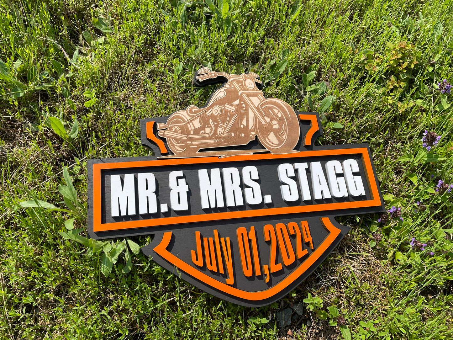 Wall sign - Harley logo Style