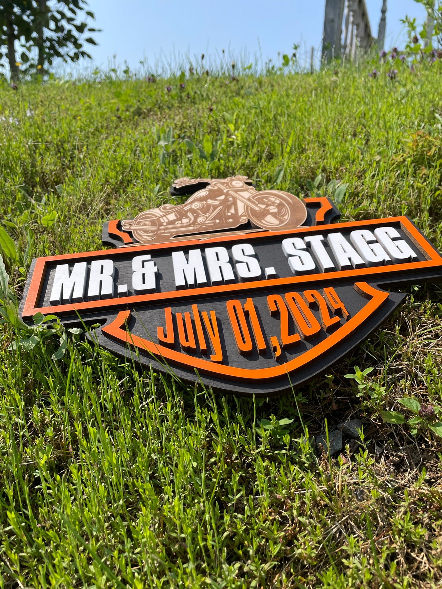 Wall sign - Harley logo Style