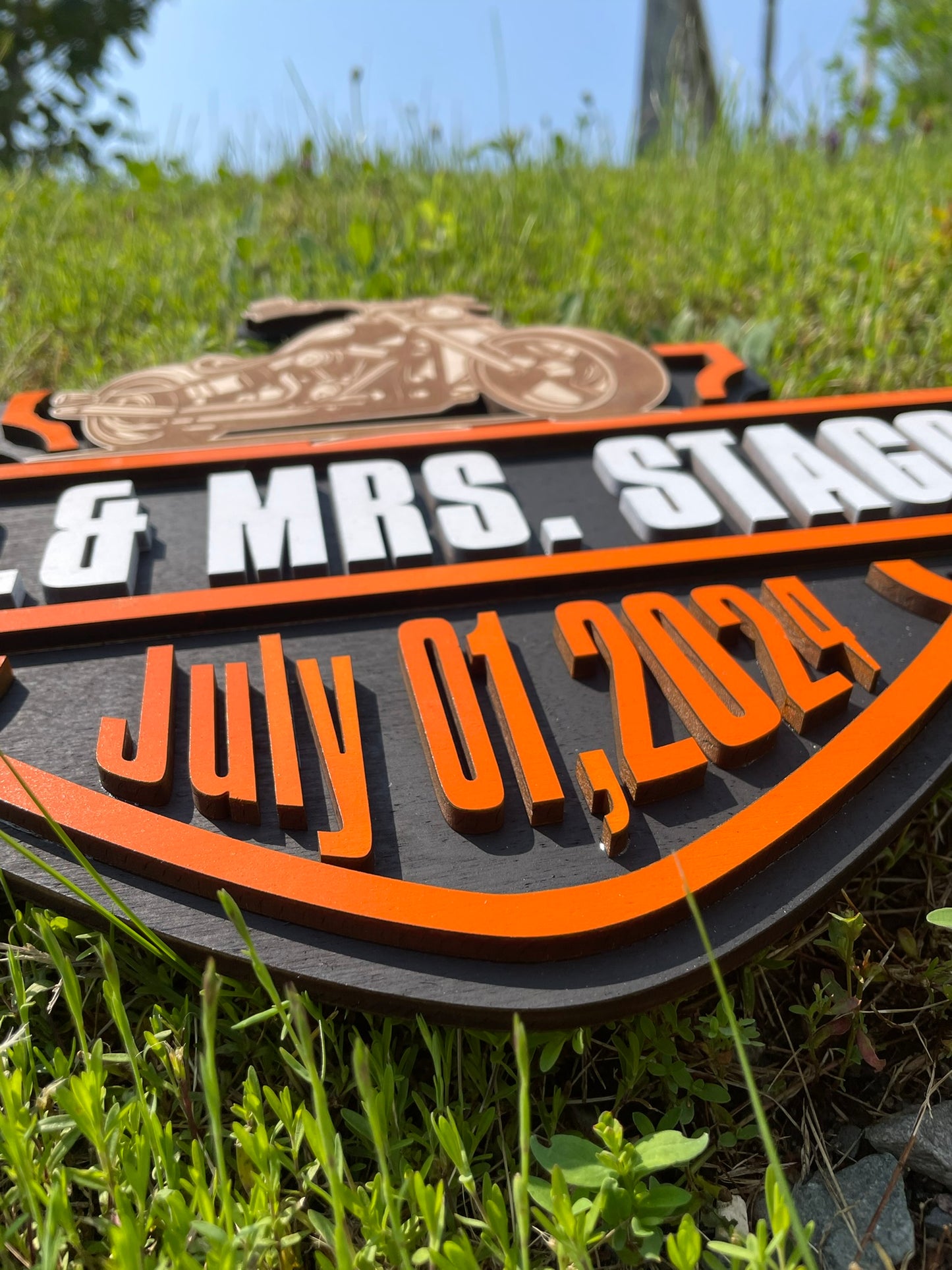 Wall sign - Harley logo Style