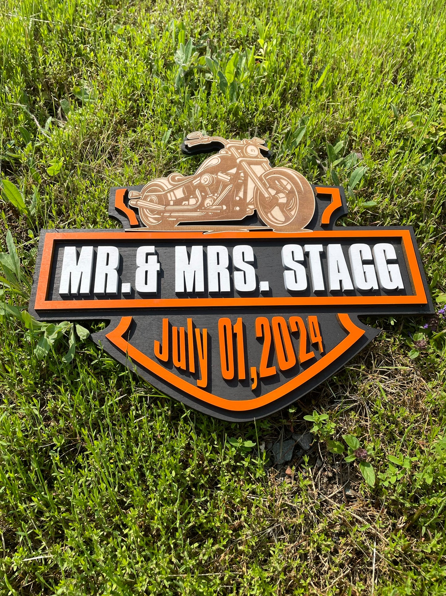 Wall sign - Harley logo Style