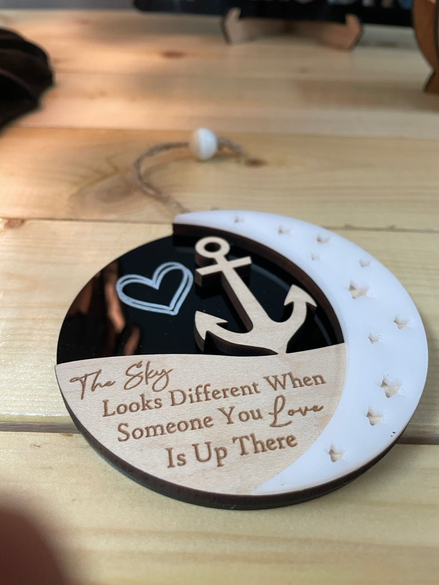 The Sky Looks Different - Memorial Ornament