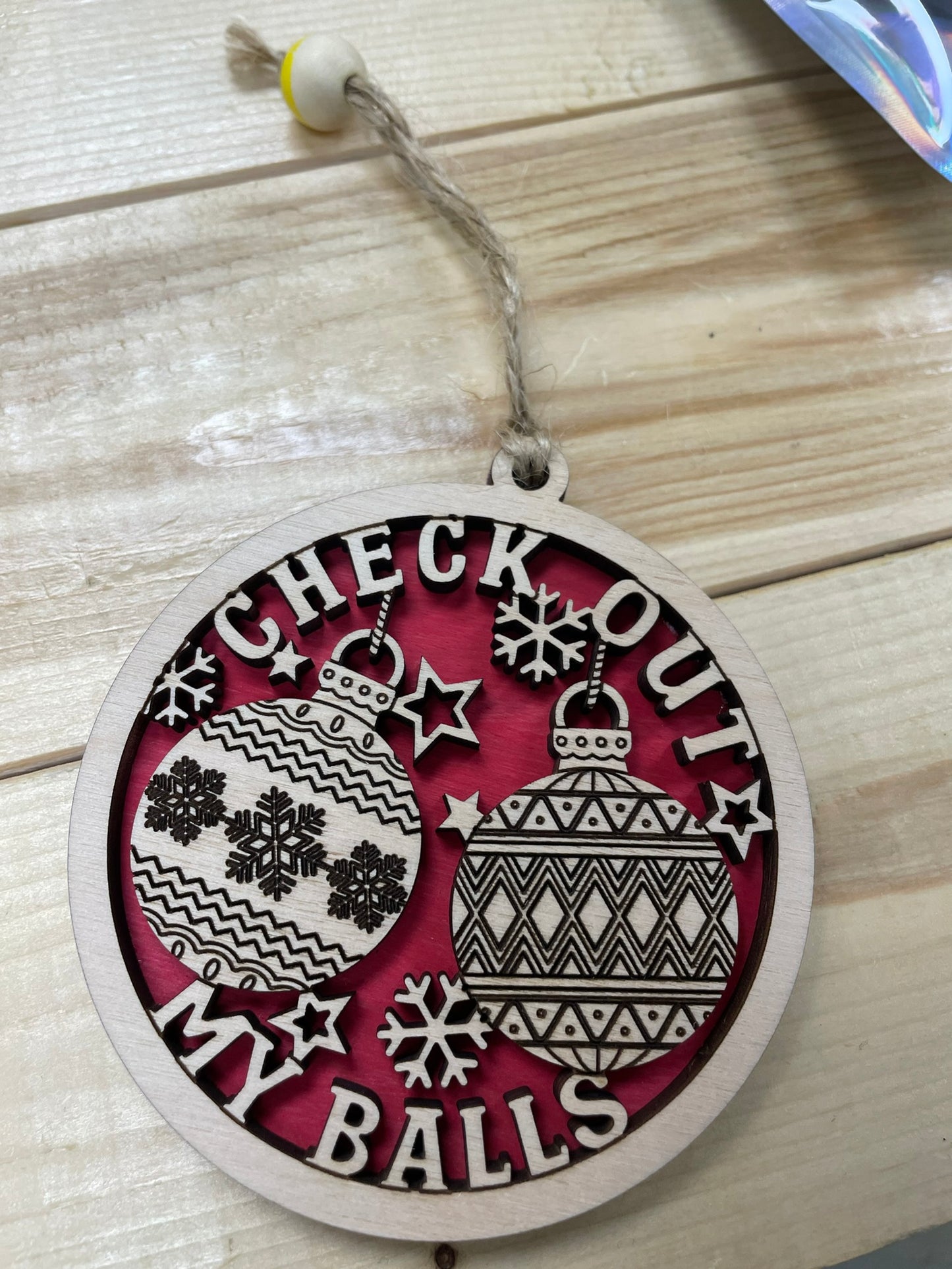 Naughty and Funny Ornament