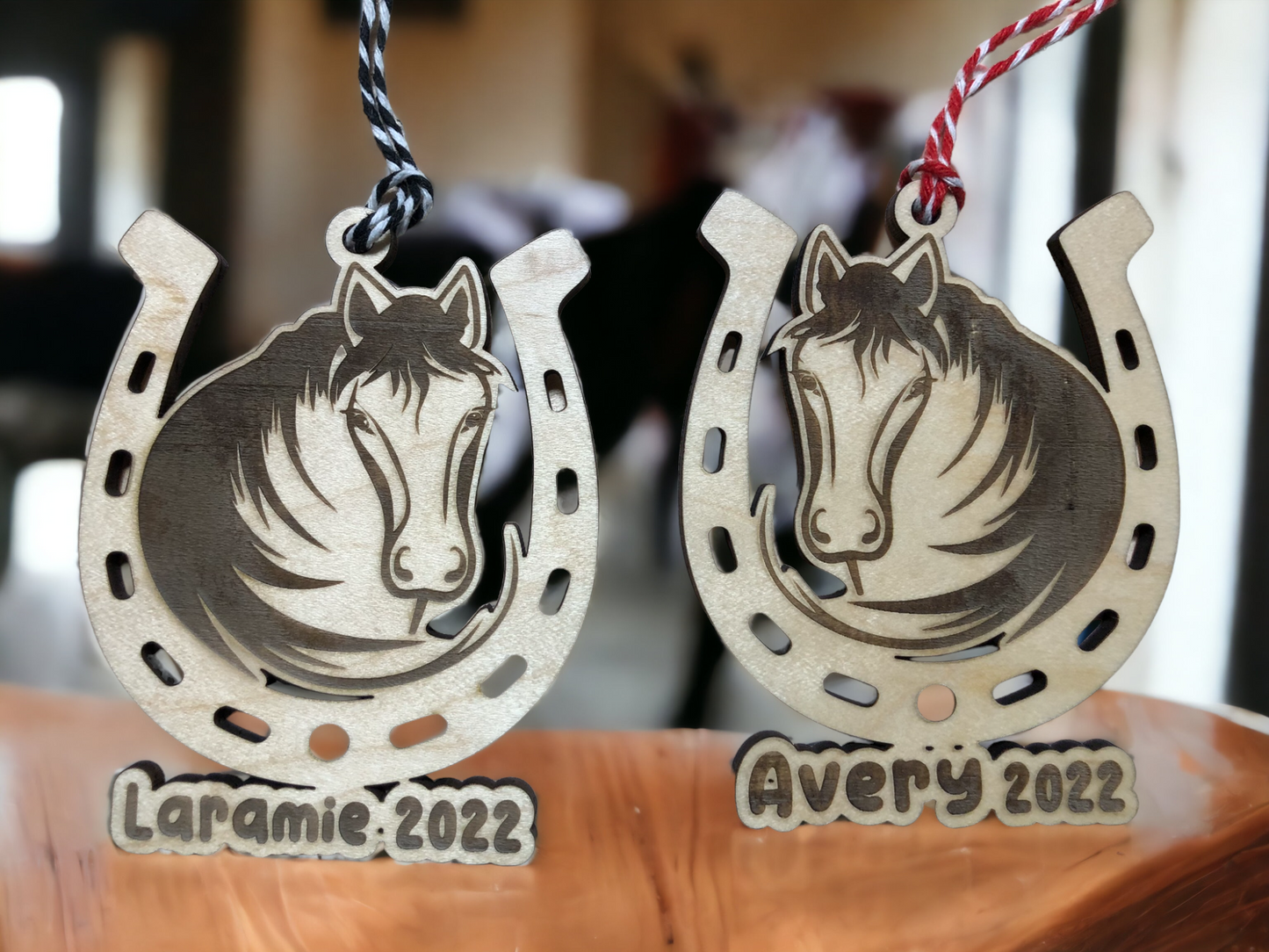 Personalized Horse Ornament