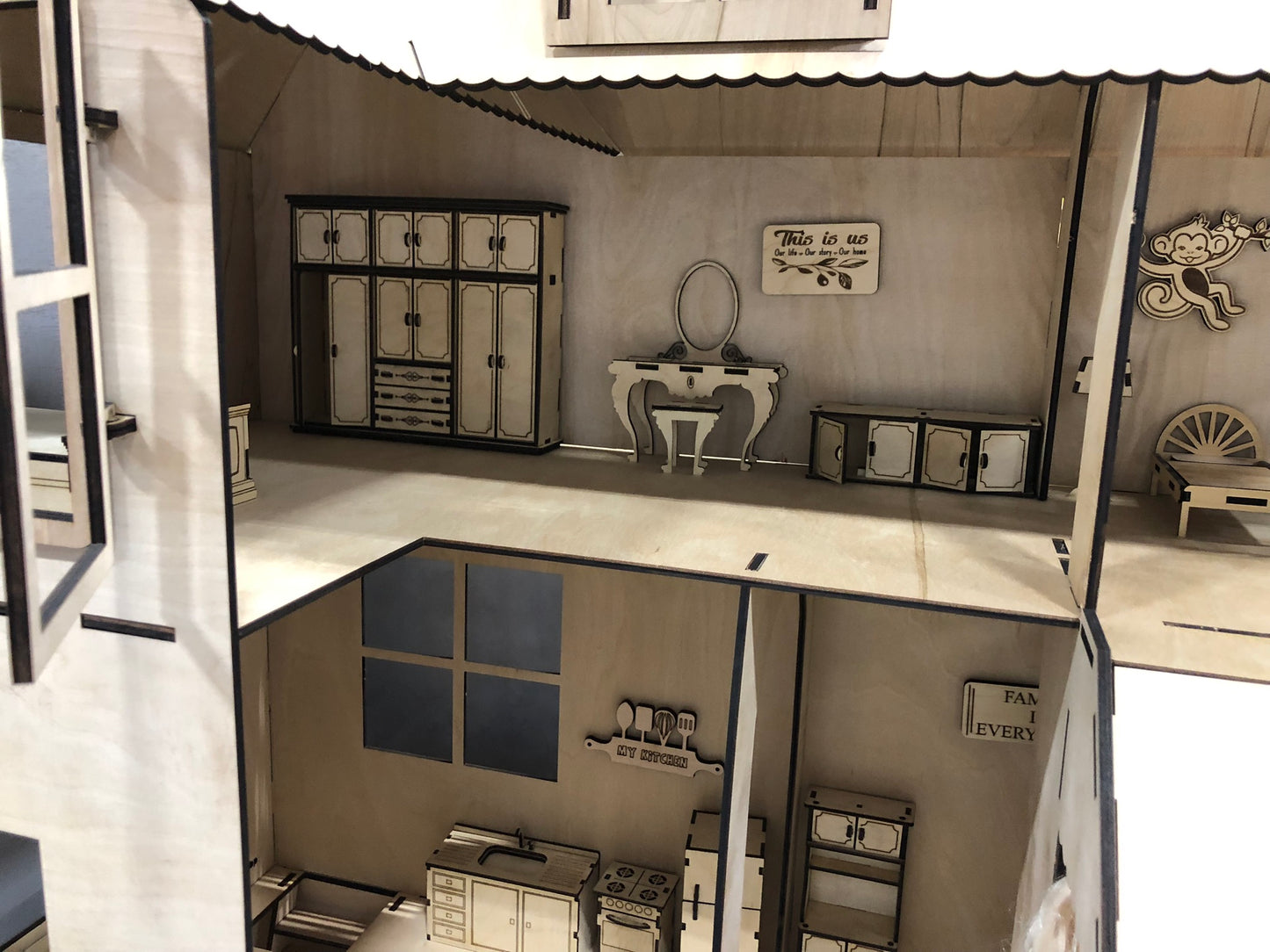 Modern Wooden Doll House