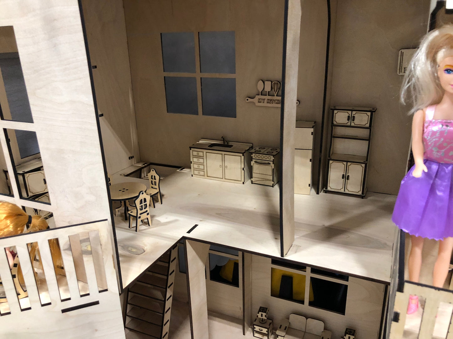 Modern Wooden Doll House