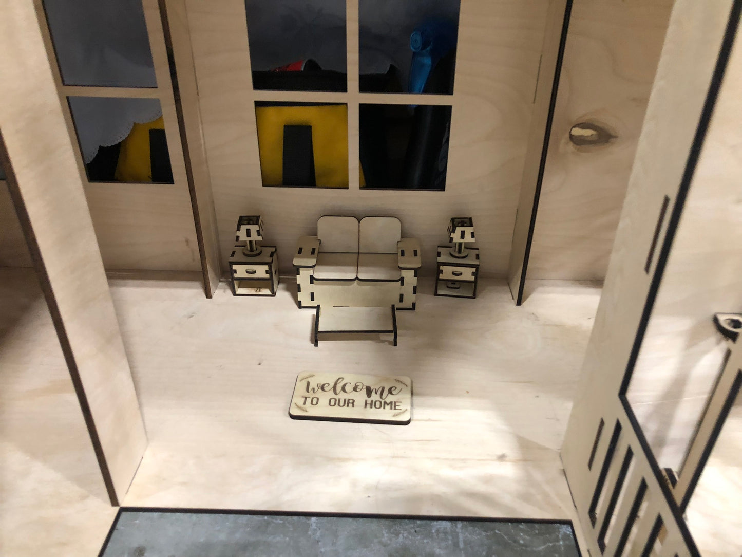 Modern Wooden Doll House