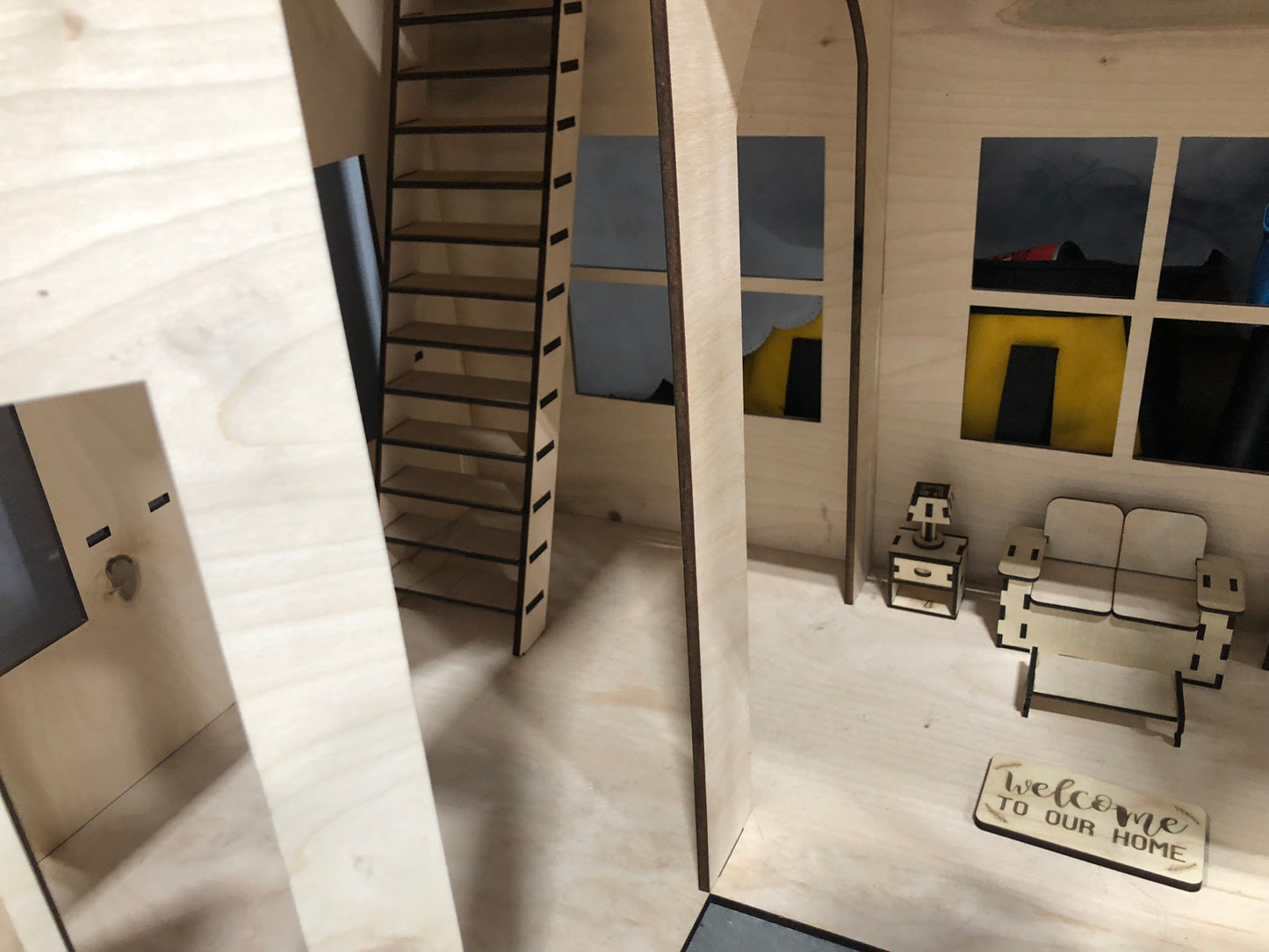 Modern Wooden Doll House