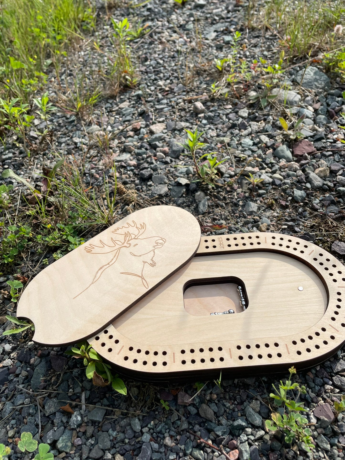 Travel Cribbage Board for 2 Players