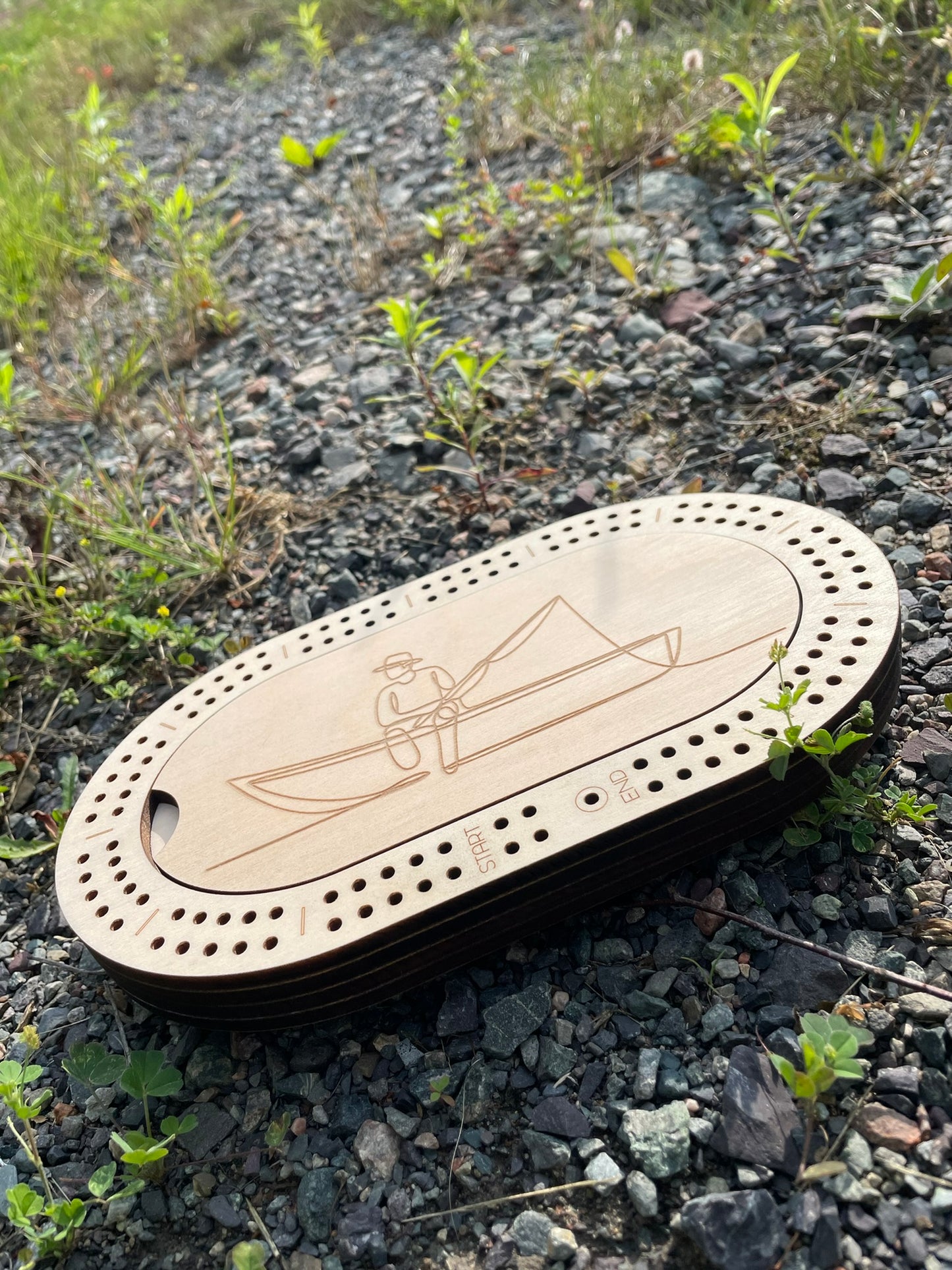 Travel Cribbage Board for 2 Players