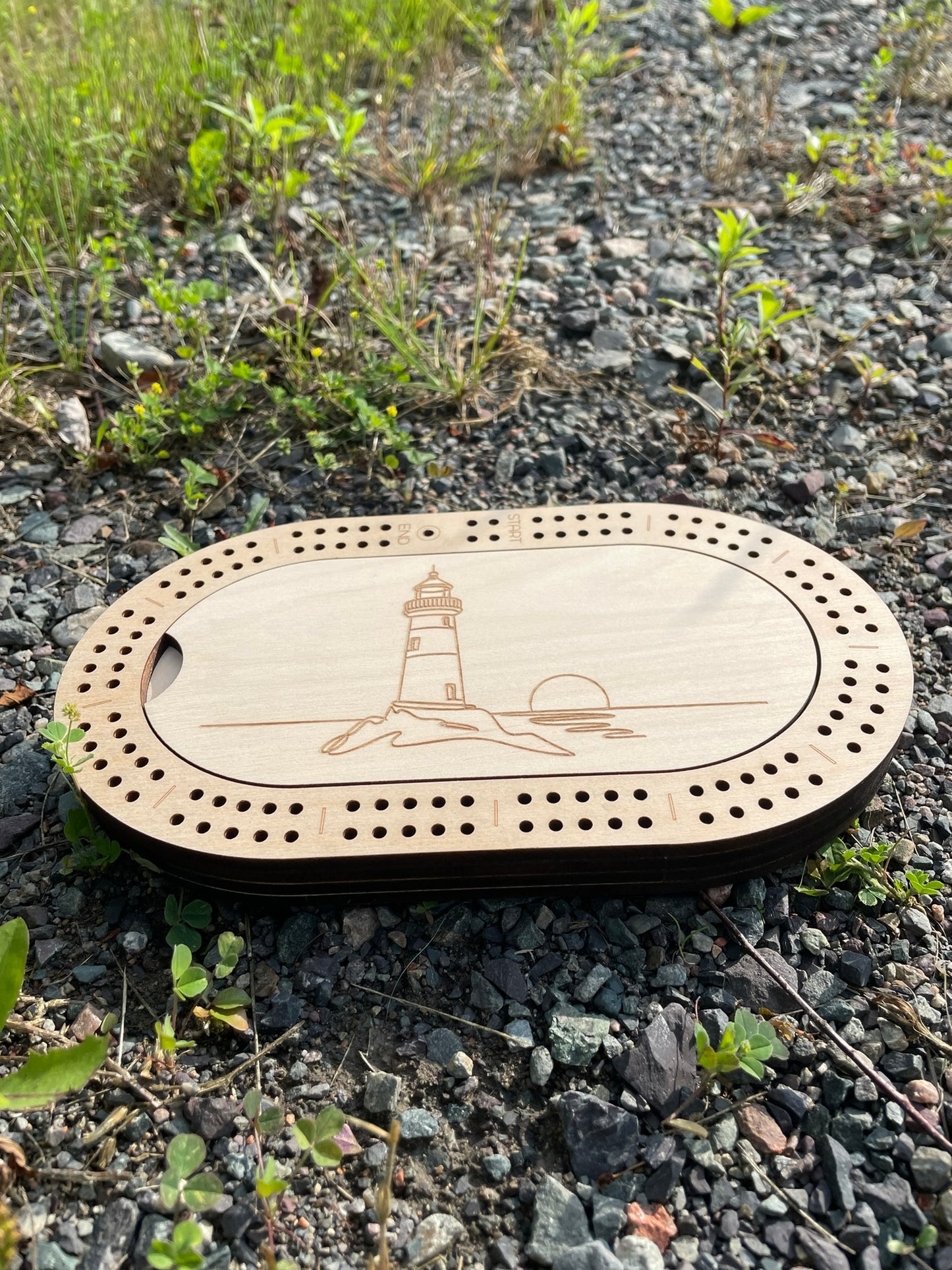 Travel Cribbage Board for 2 Players