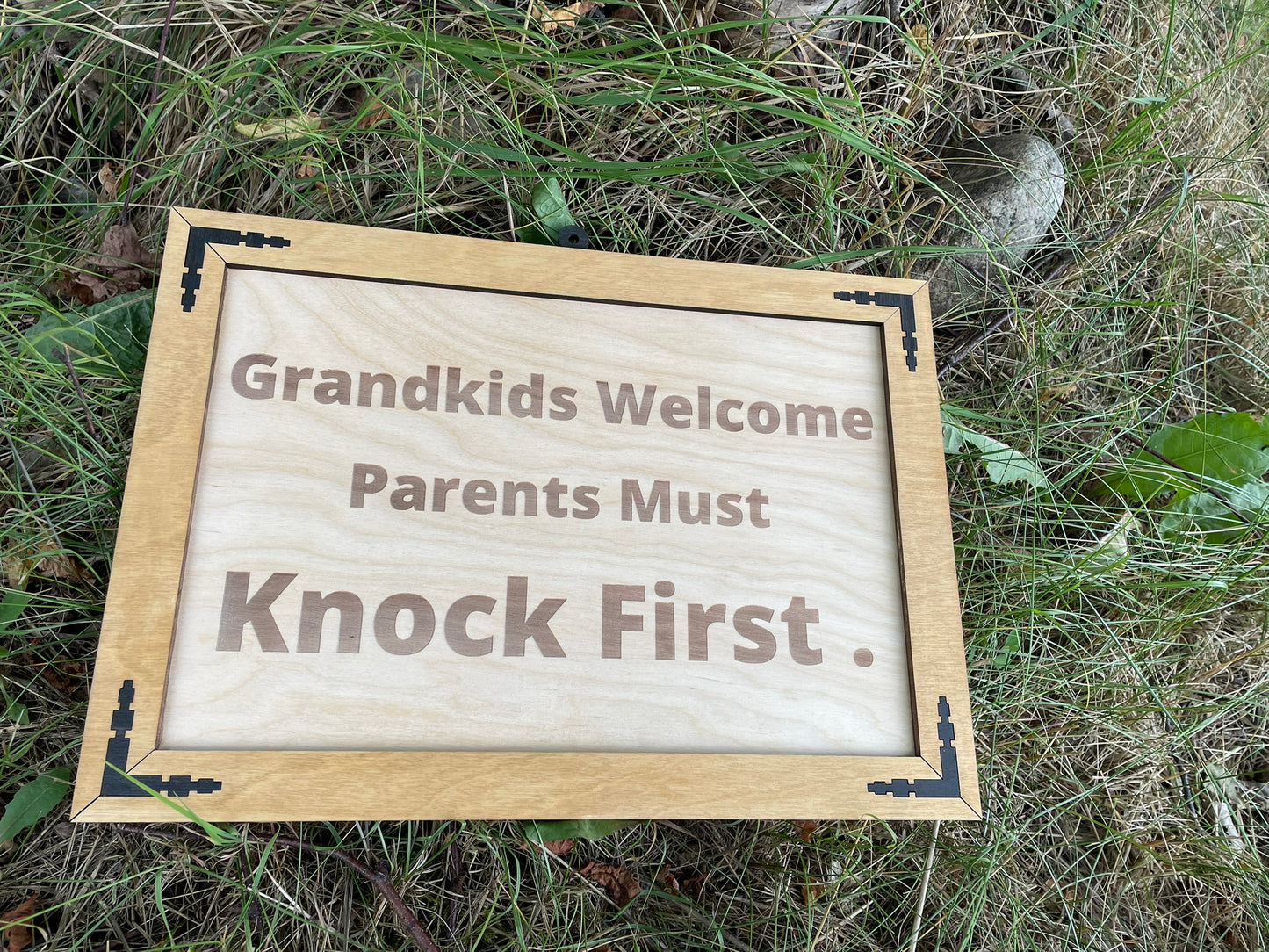 Funny Sign - Grandparents sign