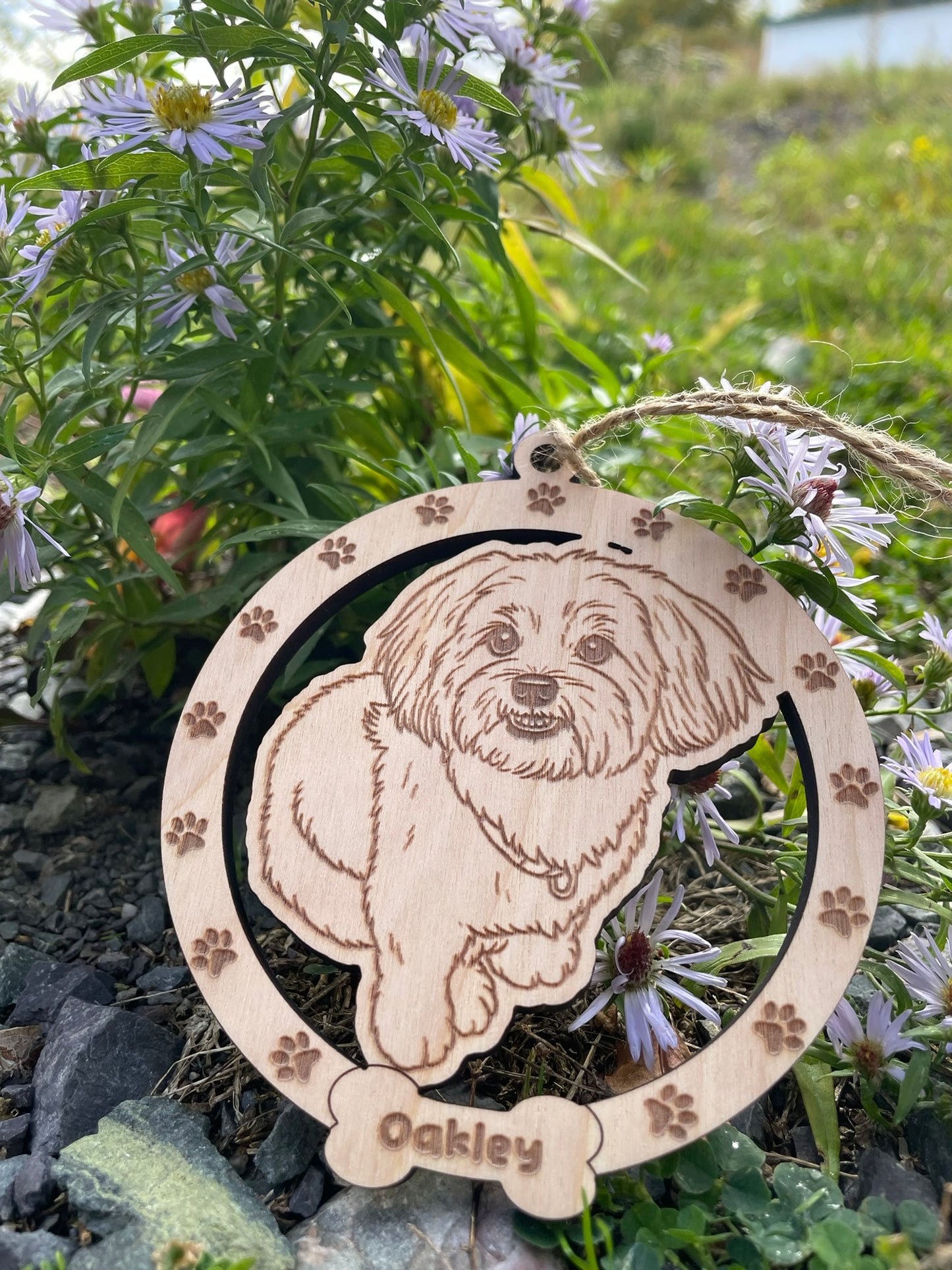 Custom Pet Portrait – Ornament, Leash Holder, or Fridge Magnet