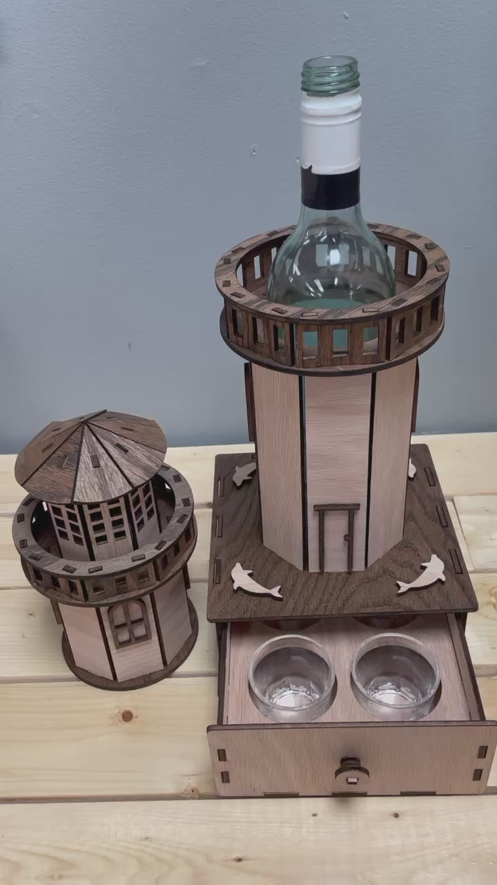 Wine Box Light House – FnC workshop