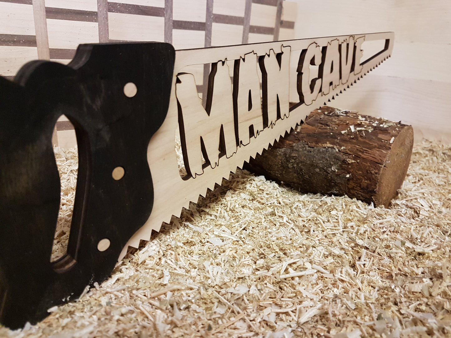 Decorative Wood Saw Sign