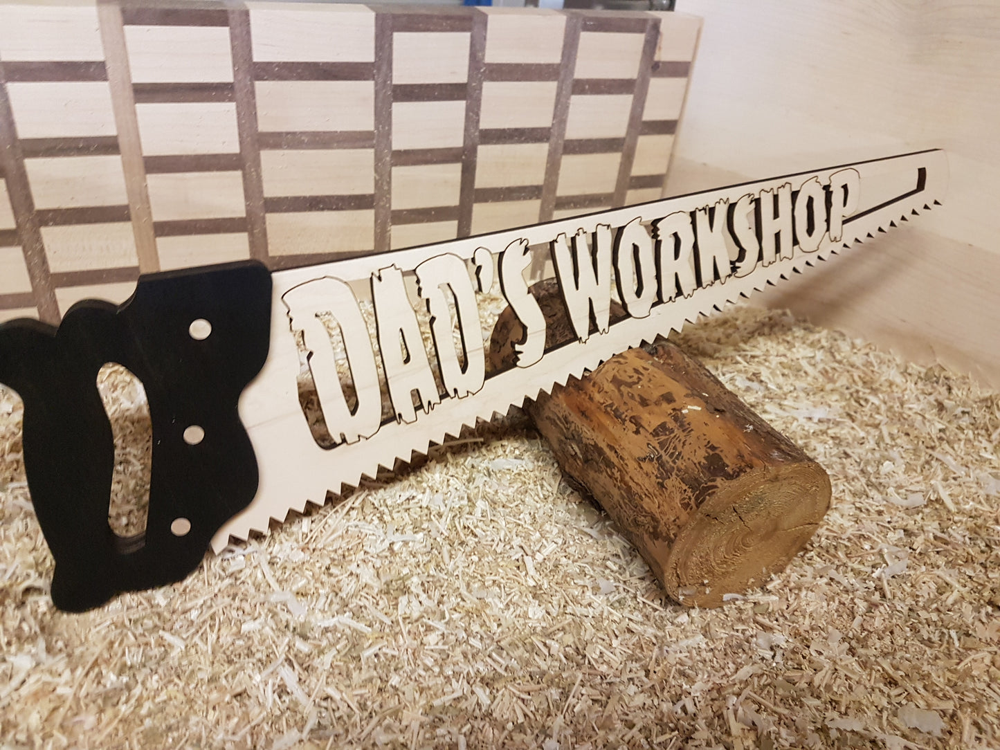 Decorative Wood Saw Sign