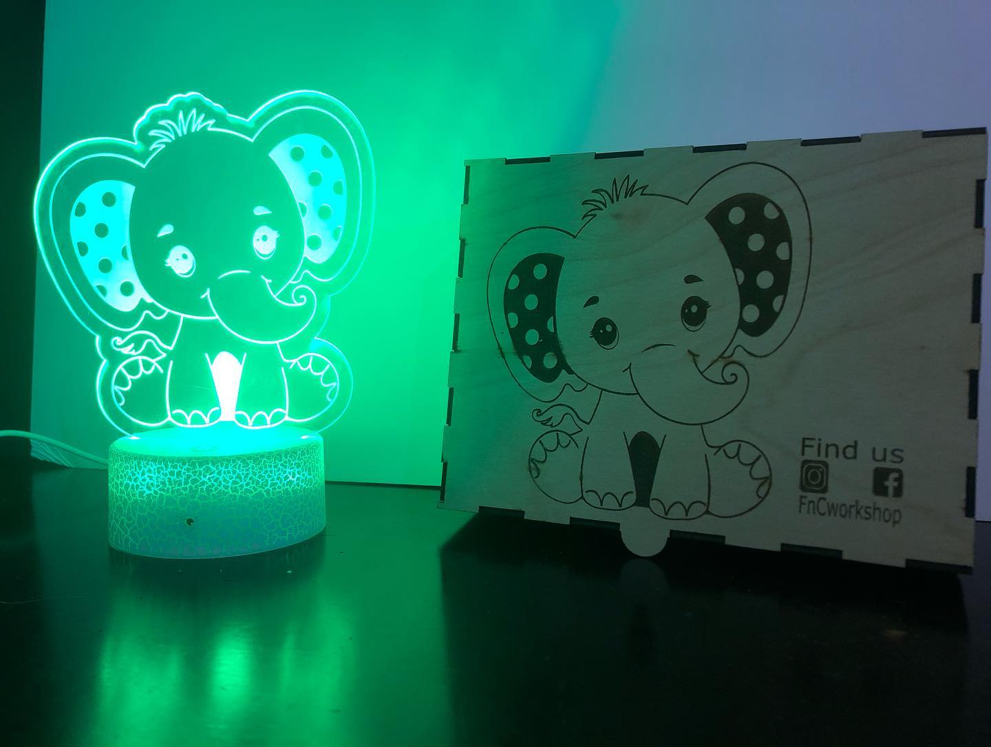 An Elephant LED nightlight