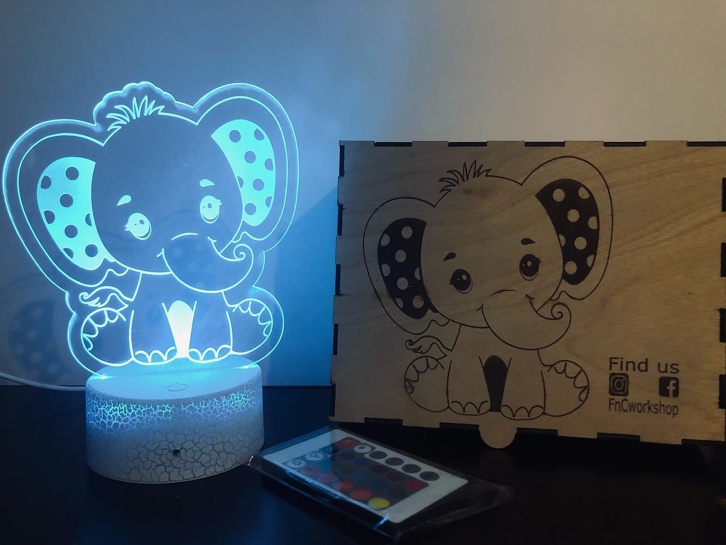 An Elephant LED nightlight