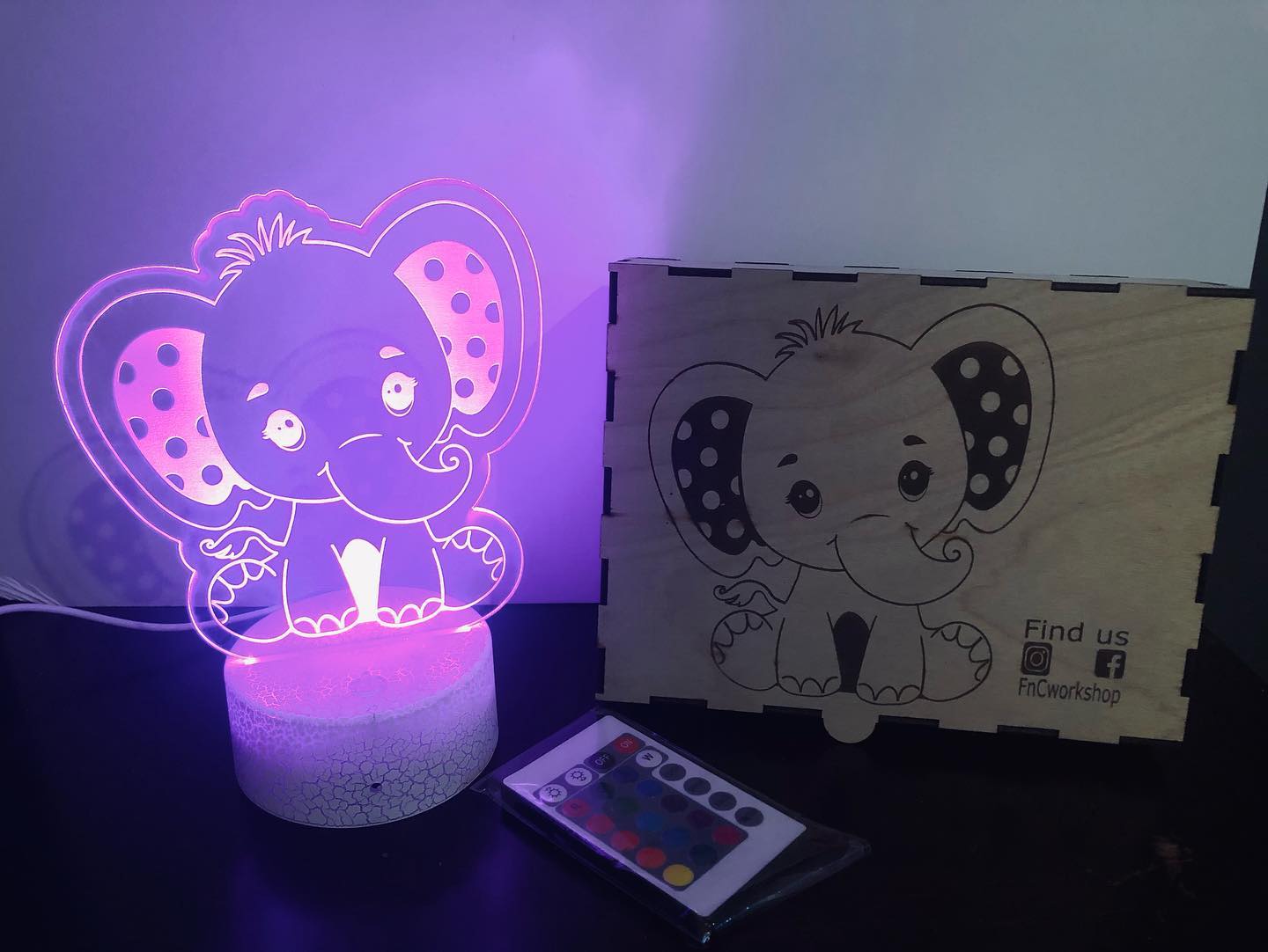 An Elephant LED nightlight