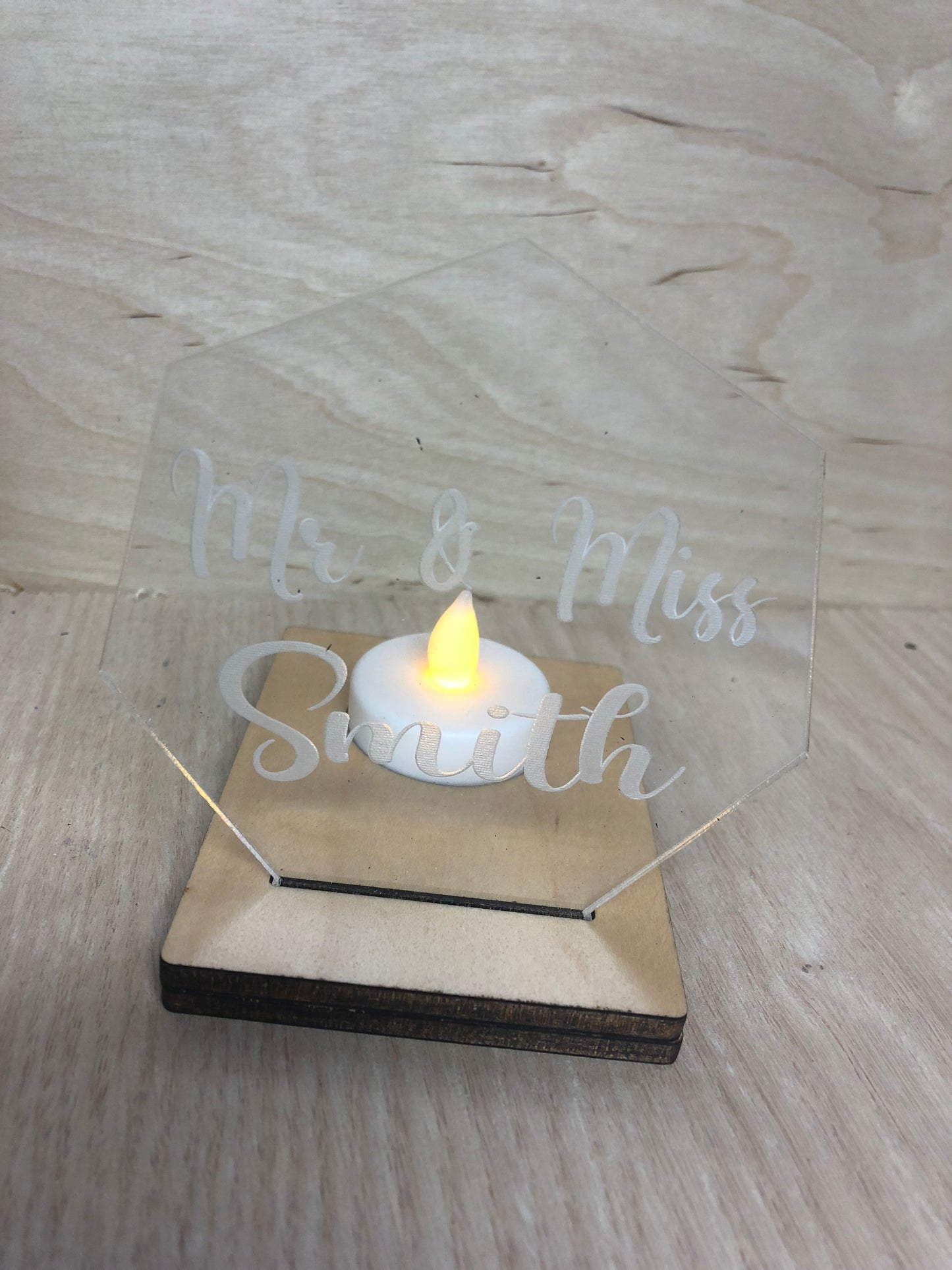 Wedding Table Sign