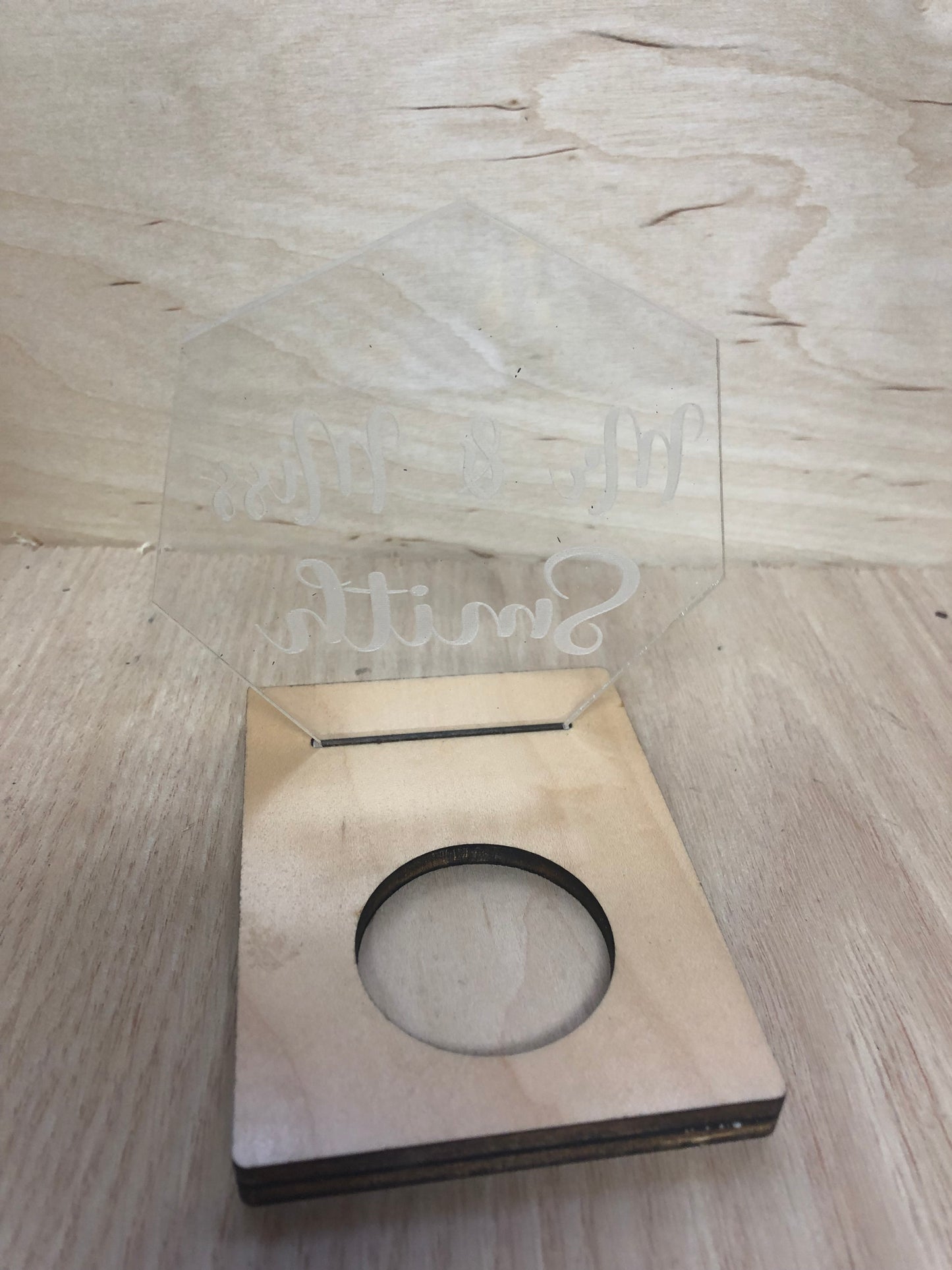 Wedding table Sign