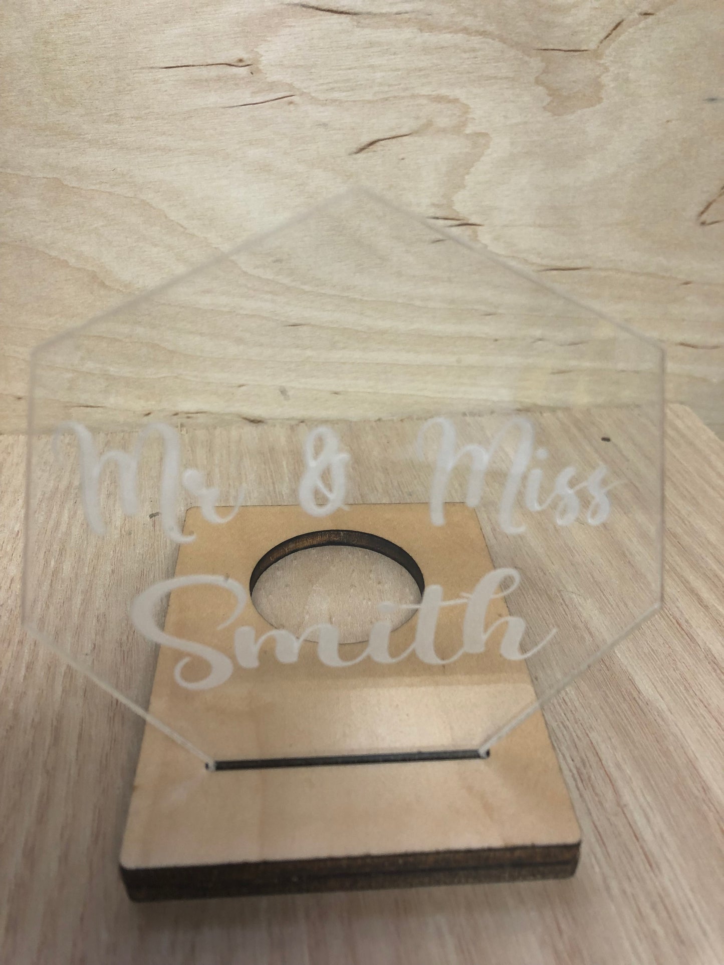 Wedding Table Sign