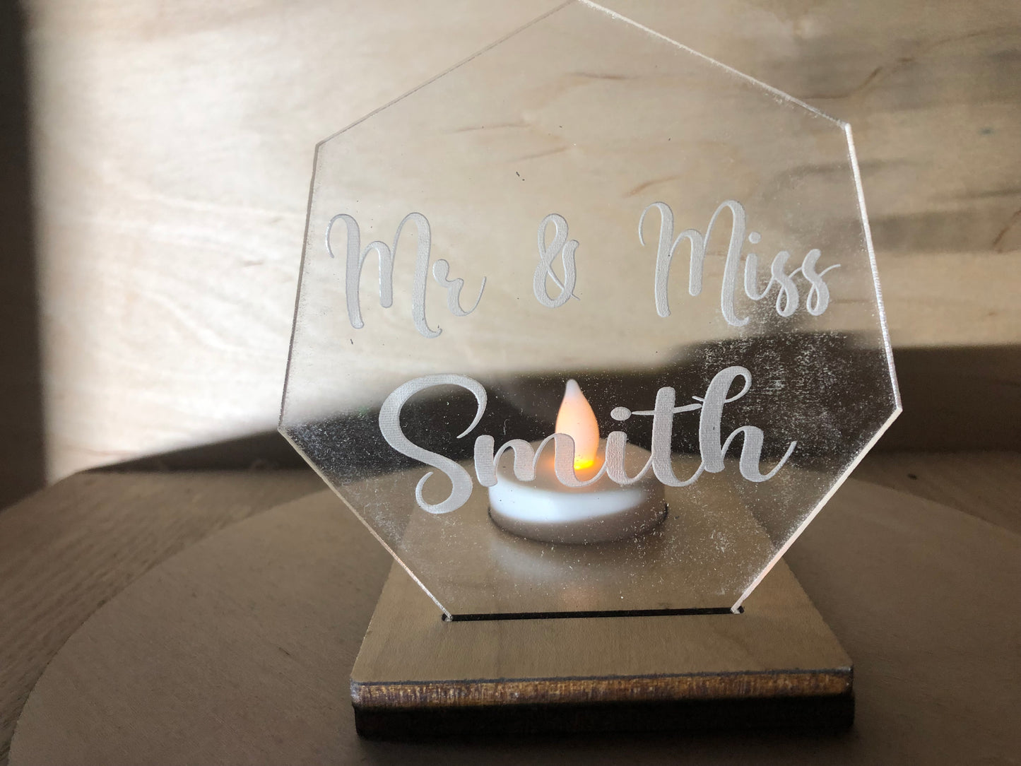 Wedding table Sign