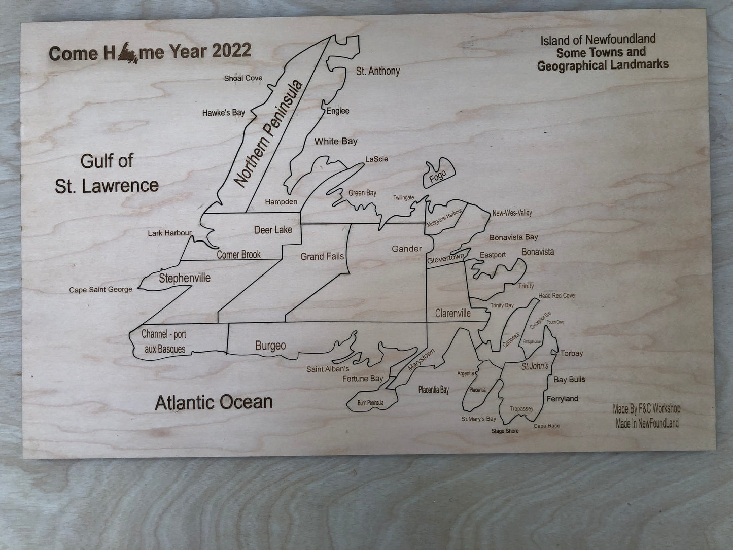 Newfoundland Map Puzzle