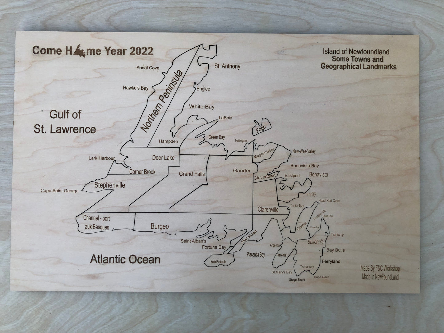 Newfoundland Map Puzzle