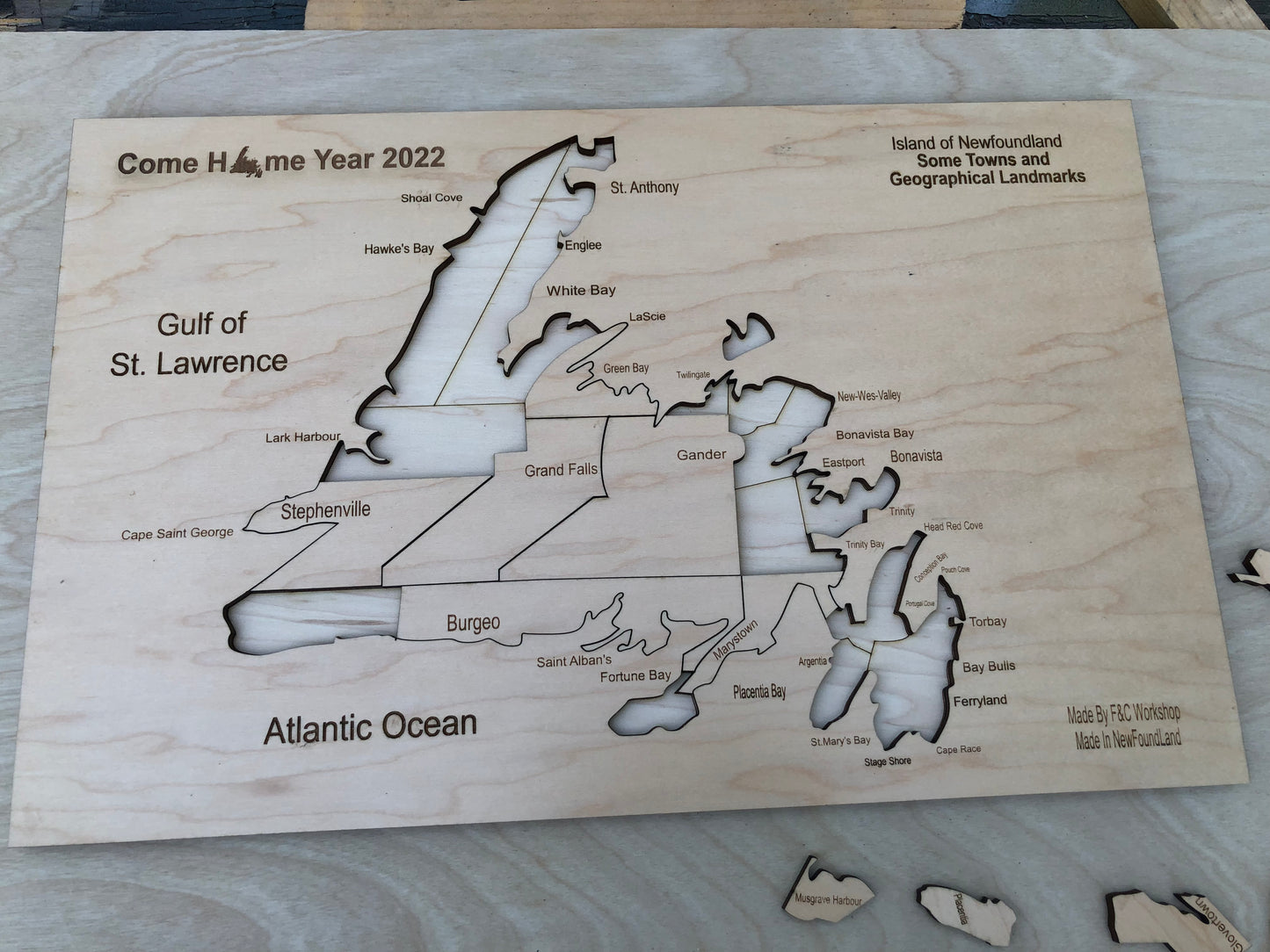 Newfoundland Map Puzzle