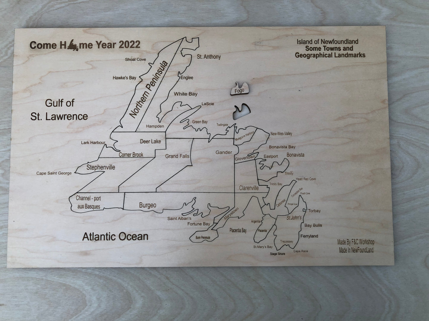 Newfoundland Map Puzzle