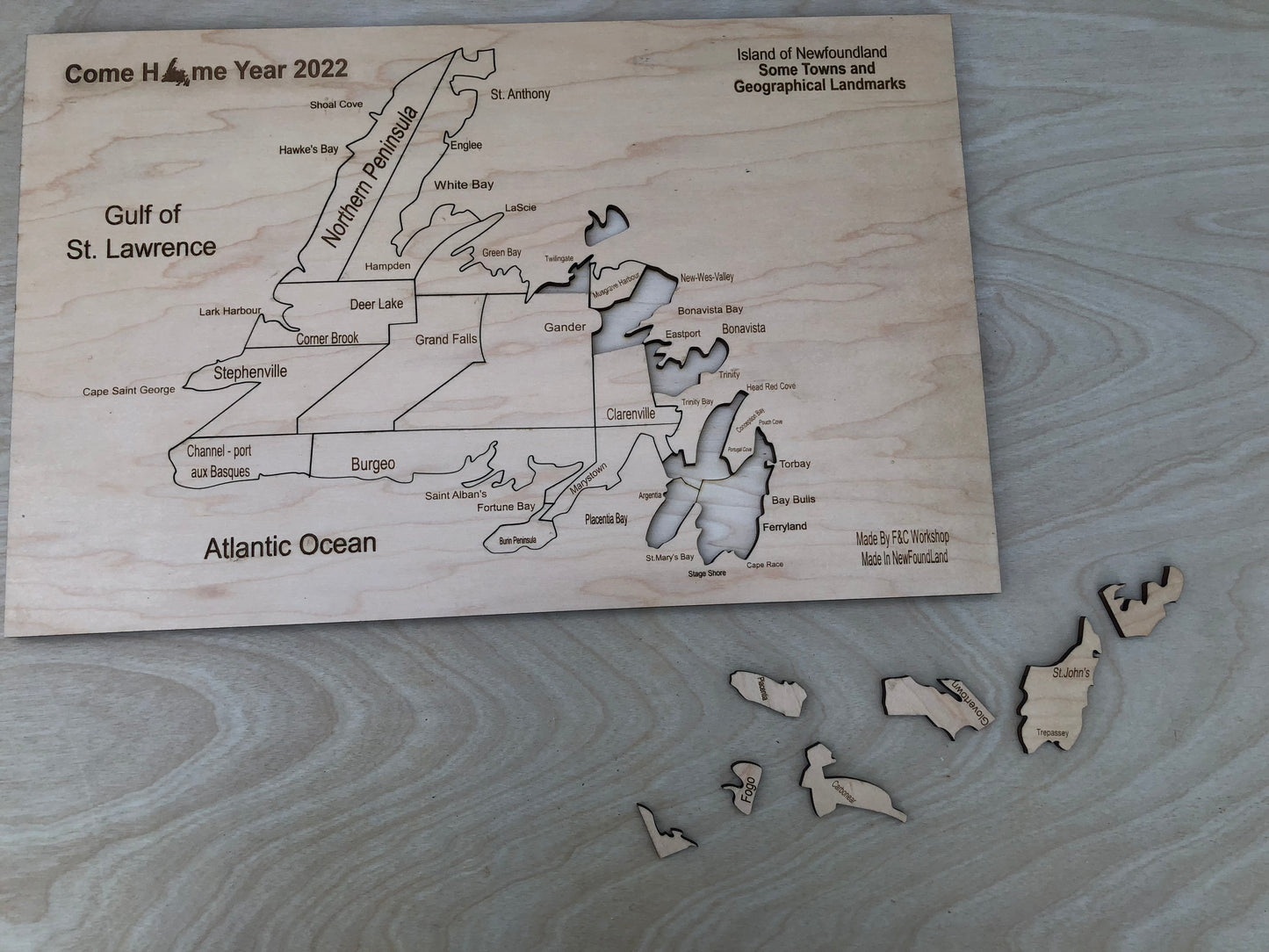 Newfoundland Map Puzzle