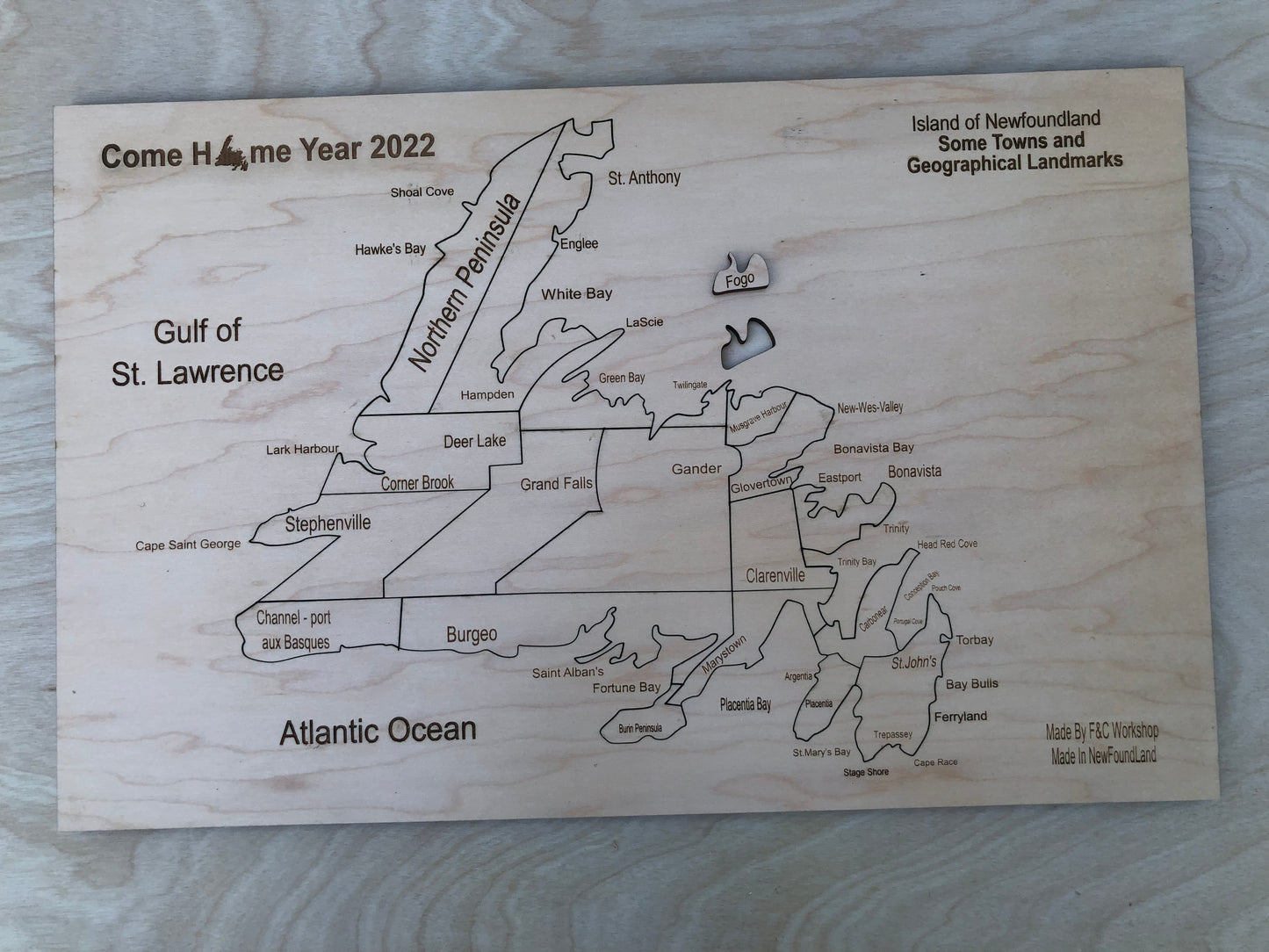 Newfoundland Map Puzzle
