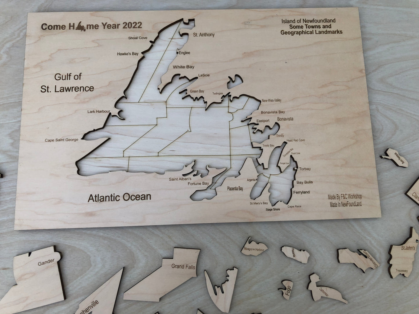 Newfoundland Map Puzzle