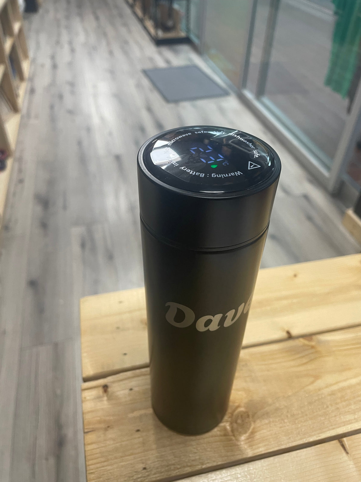 Personalized Smart Temperature Display Tumbler