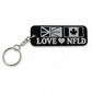 Newfoundland Acrylic Keychain | 709 NFLD & Love NFLD | Laser Engraved Souvenir | Made in Newfoundland, Canada