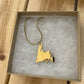 Newfoundland Map Necklace