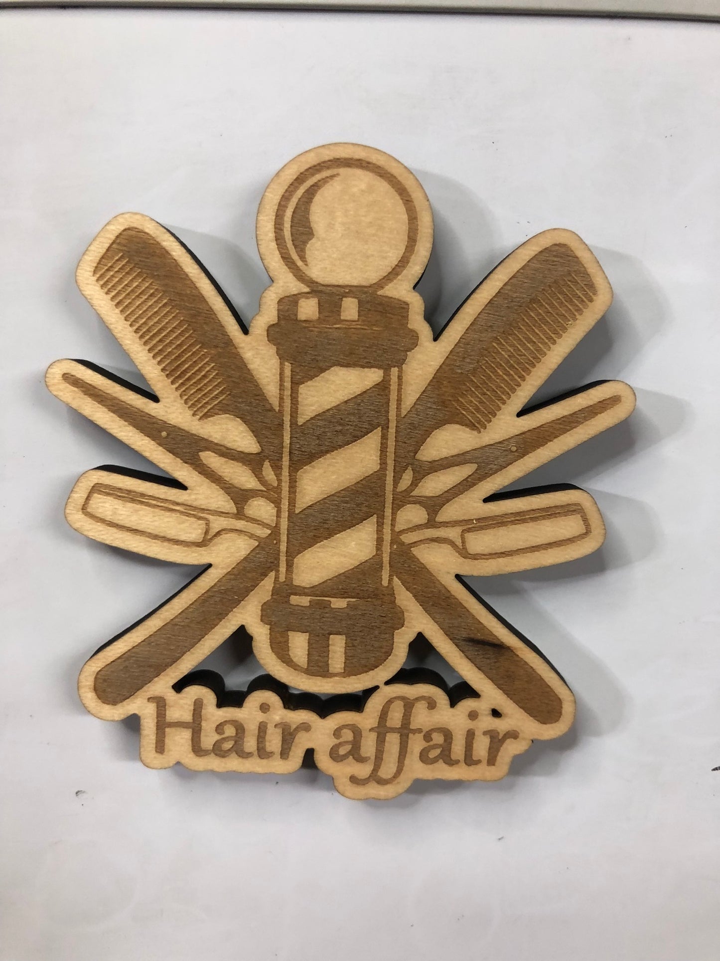 Custom Laser-Engraved Wooden Business Card Magnets & Tags