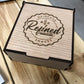 Custom Company Logo Ornament – Personalized Business Christmas Gift | Laser Engraved Wood Ornament for Employees or Clients