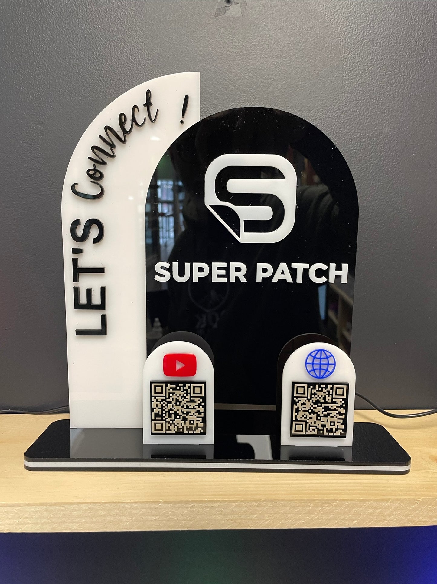 Business Display Sign for Payments, Website & Social Media