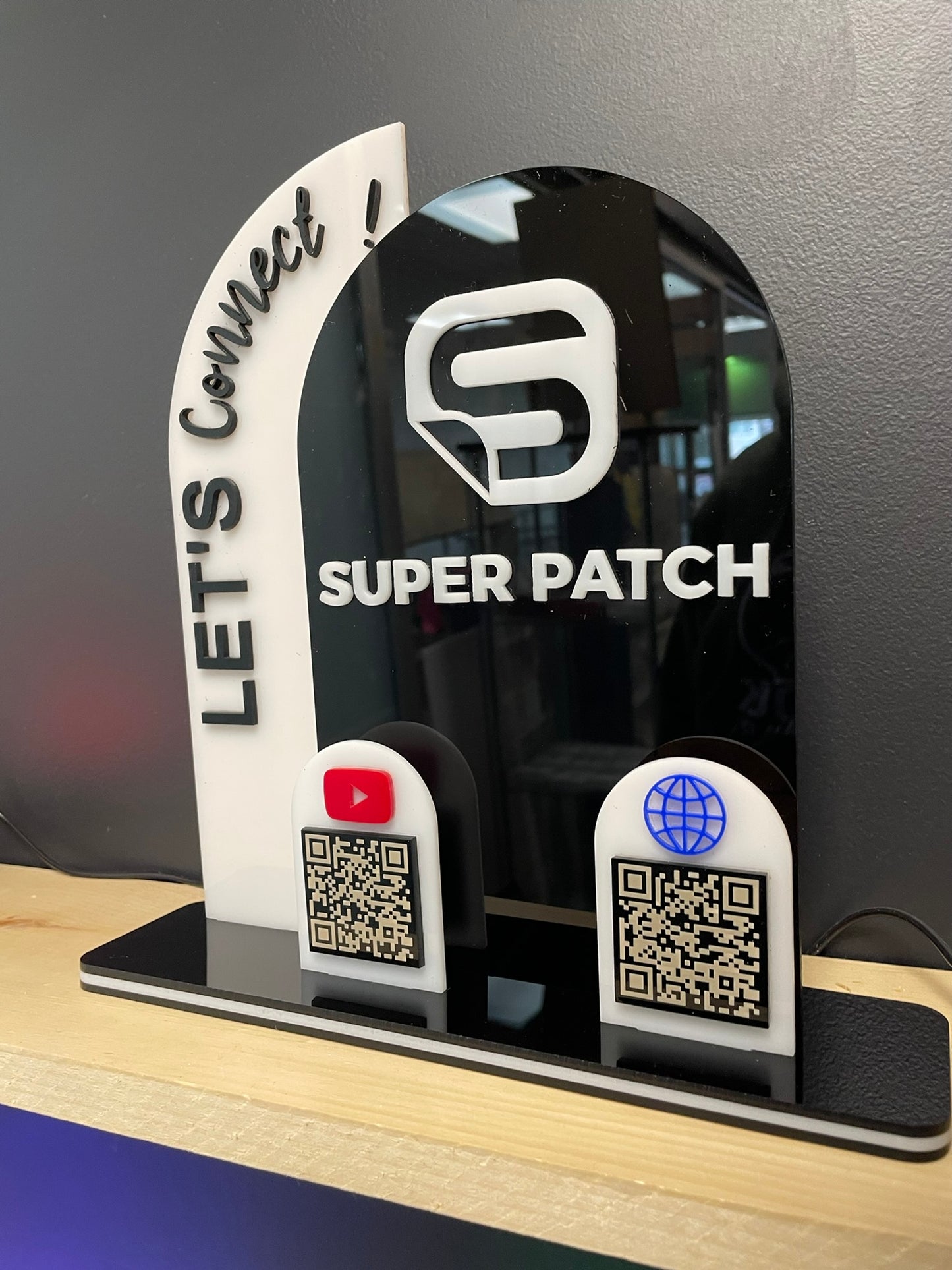 Business Display Sign for Payments, Website & Social Media