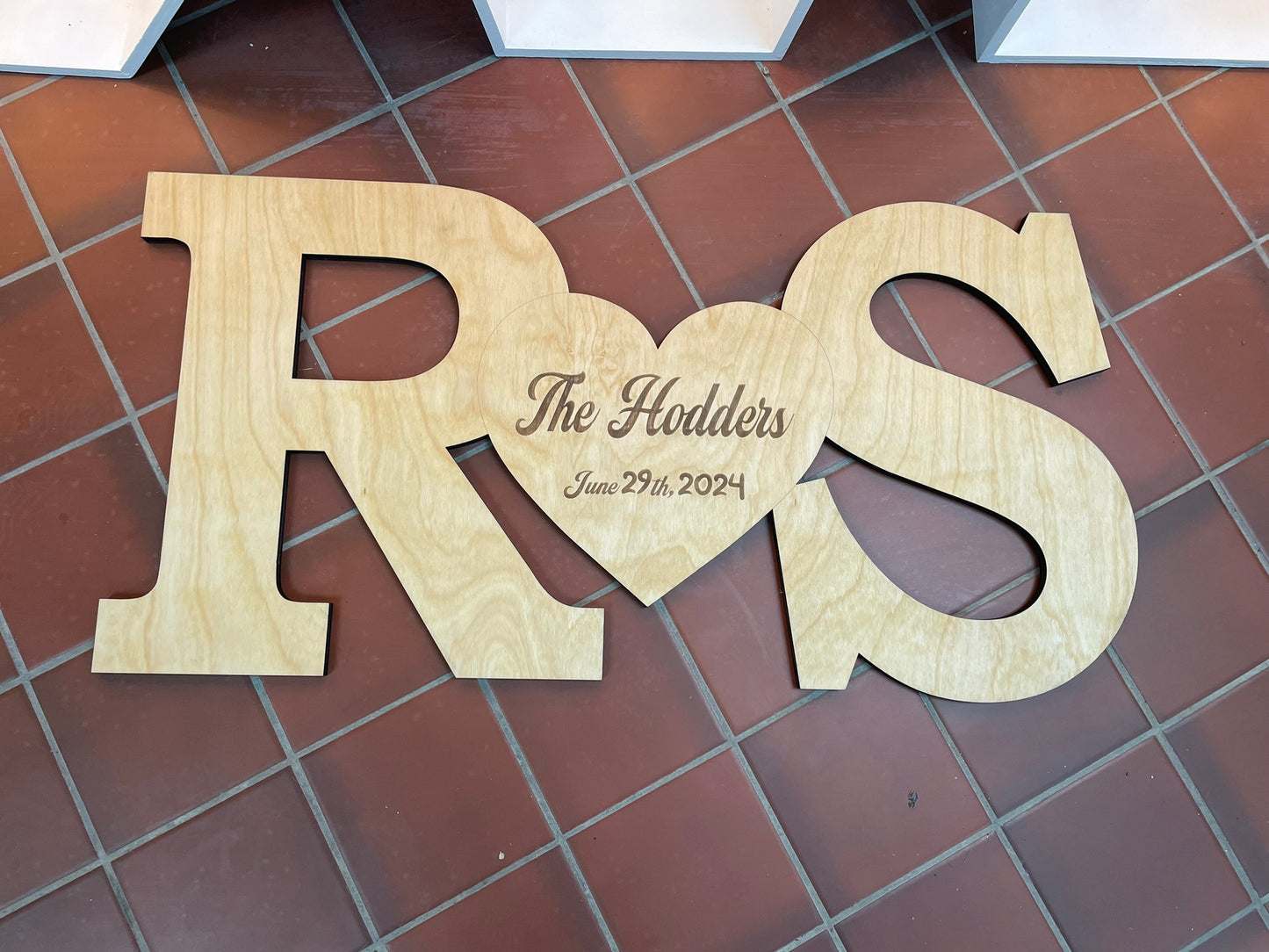 Personalized Guestbook 2 letters