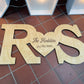 Personalized Guestbook 2 letters